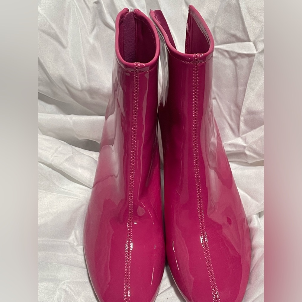Shein Hot Pink heeled boots Size 9 - Picture 9 of 9